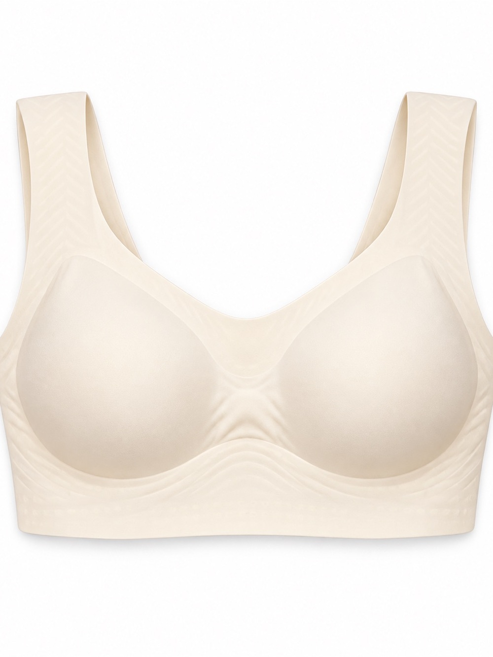 Seamless Padded Bralette - Cream